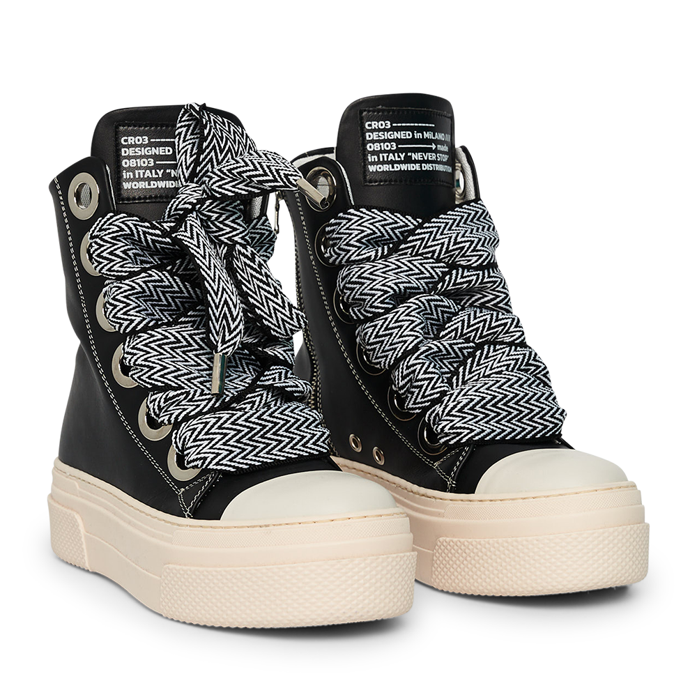 Calipso 300 – Lace Black & White-Sneaker-CRISTIANZEROTRE