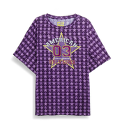 Purple American 03 Stars T-Shirt