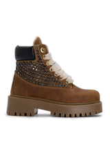 STARBOOT CUSTOM – Brown Pyramid Stud Edition