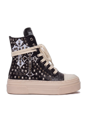 CALIPSO COCO - Black Cross Studs