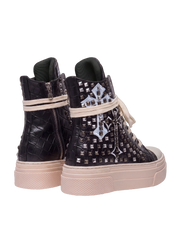 CALIPSO COCO - Black Cross Studs