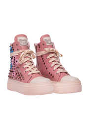 CALIPSO COCO - Pink Cross Studs