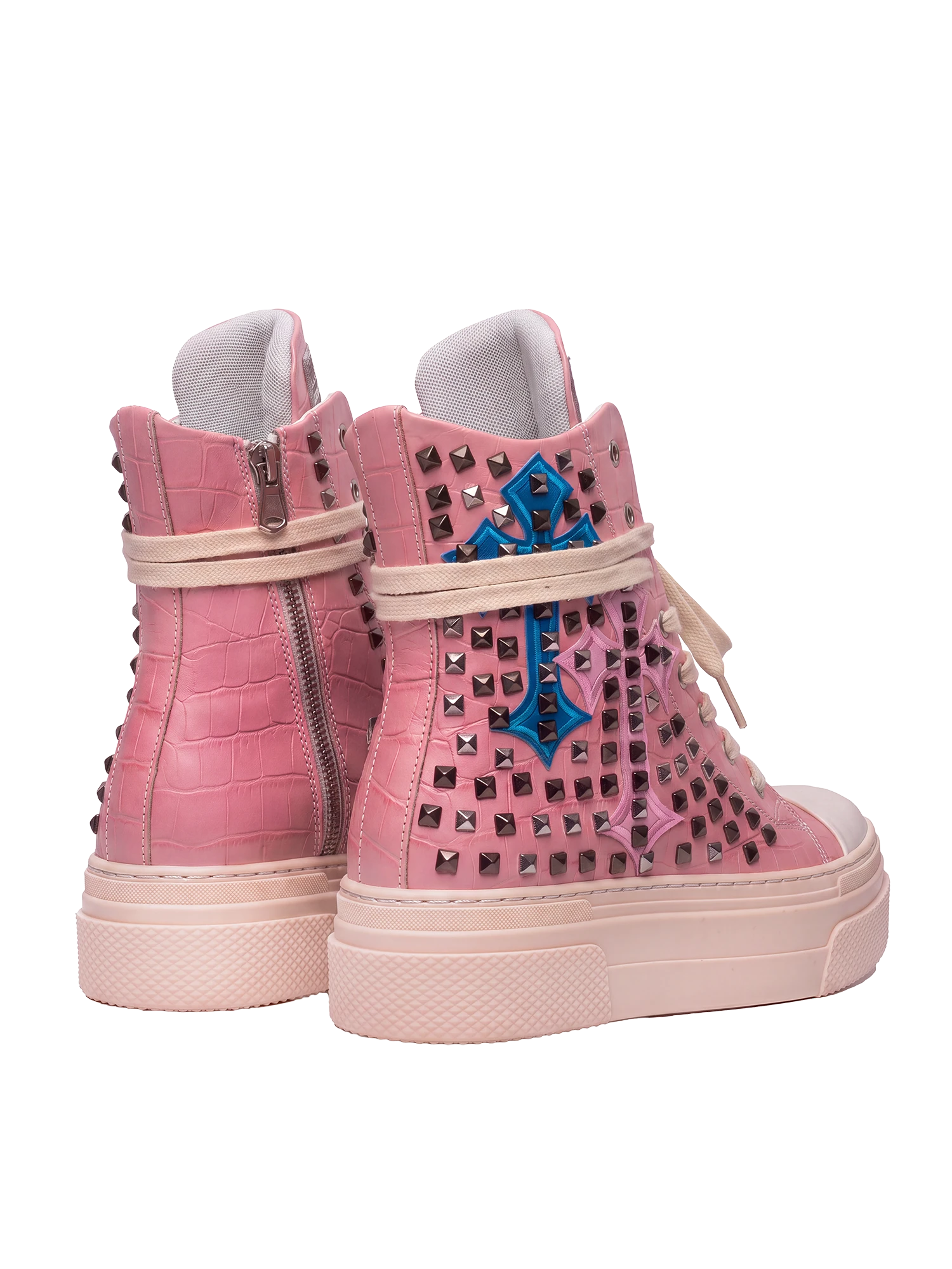 CALIPSO COCO - Pink Cross Studs
