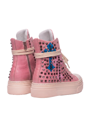 CALIPSO COCO - Pink Cross Studs