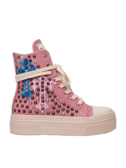 CALIPSO COCO - Pink Cross Studs