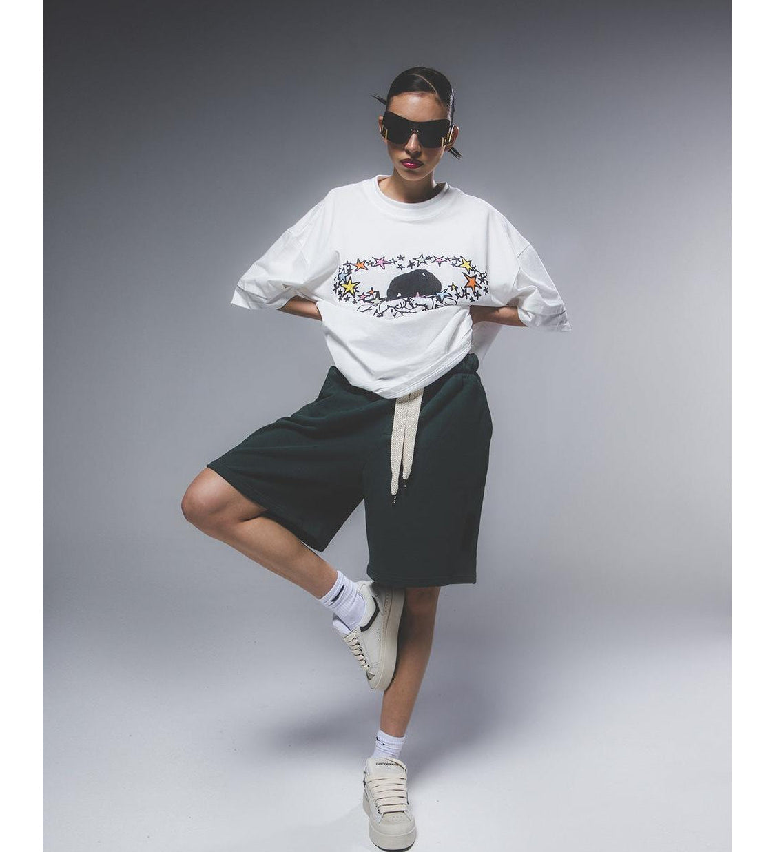 "CR03" Moss Green Short-Shorts-CRISTIANZEROTRE