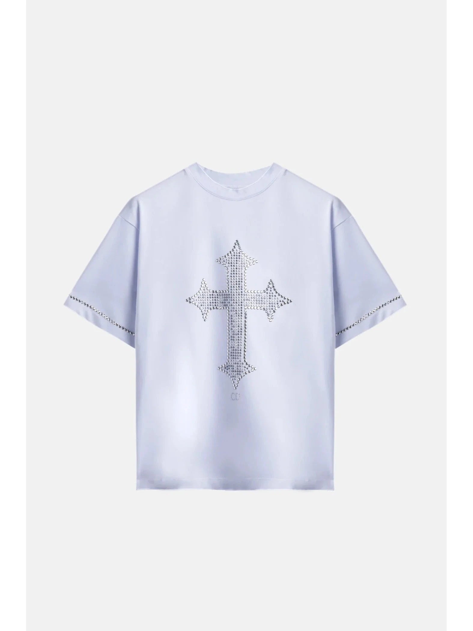 CR03 Cross Strass Tee – White Edition