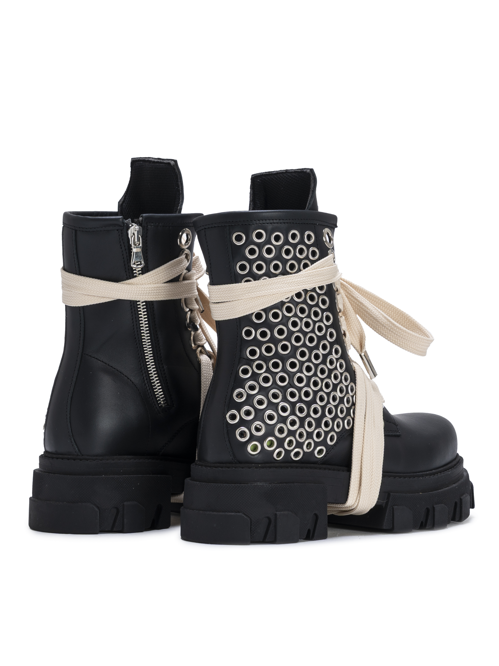 STARBOOT DOMINION – Black Silver Eyelets
