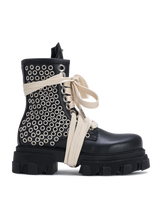 STARBOOT DOMINION – Black Silver Eyelets