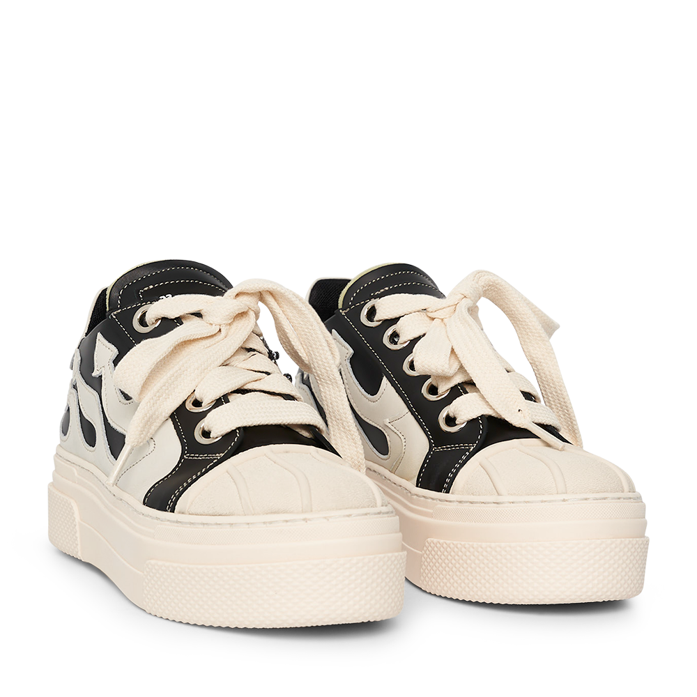 CALIPSO FLAME – Black White Low-Sneaker-CRISTIANZEROTRE