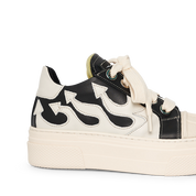 CALIPSO FLAME – Black White Low-Sneaker-CRISTIANZEROTRE