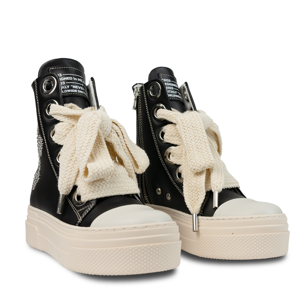 Calipso 300 – Crucifix Black Leather-Sneaker-CRISTIANZEROTRE