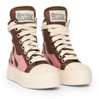 CALIPSO FLAME – Brown Pink High-Sneaker-CRISTIANZEROTRE