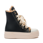 Calipso 300 Fur – Classic Black Leather-Sneaker-CRISTIANZEROTRE