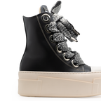 Calipso 600 – Black Lace Black & White-Sneaker-CRISTIANZEROTRE