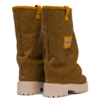 CHUNKY – Denim Boots Brown-Sneaker-CRISTIANZEROTRE