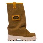 CHUNKY – Denim Boots Brown-Sneaker-CRISTIANZEROTRE