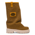 CHUNKY – Denim Boots Brown-Sneaker-CRISTIANZEROTRE