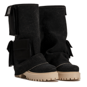 CHUNKY – Utility Black Pocket Boot-Sneaker-CRISTIANZEROTRE