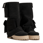 CHUNKY – Utility Black Pocket Boot-Sneaker-CRISTIANZEROTRE