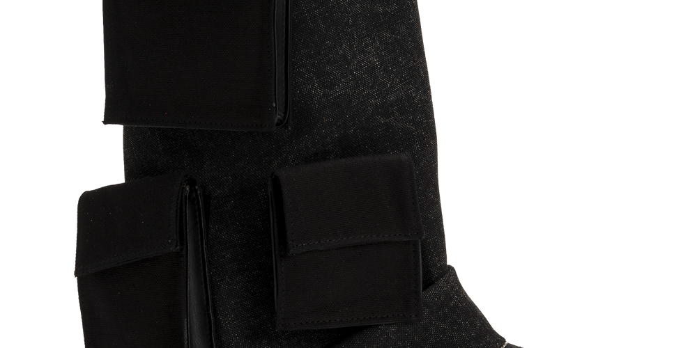 CHUNKY – Utility Black Pocket Boot-Sneaker-CRISTIANZEROTRE