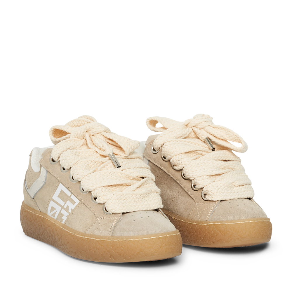 Dude – Beige Suede-Sneaker-CRISTIANZEROTRE