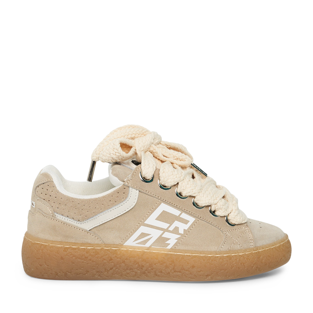 Dude – Beige Suede-Sneaker-CRISTIANZEROTRE