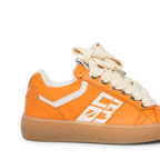 Dude – Orange Leather-Sneaker-CRISTIANZEROTRE