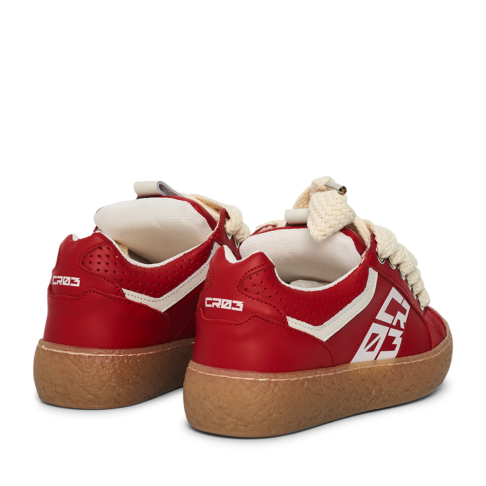 Dude – Red Leather-Sneaker-CRISTIANZEROTRE