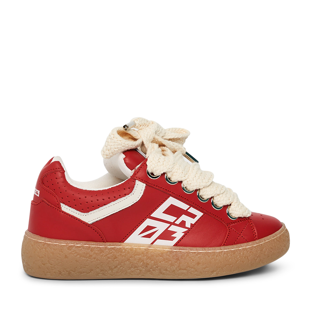 Dude – Red Leather-Sneaker-CRISTIANZEROTRE