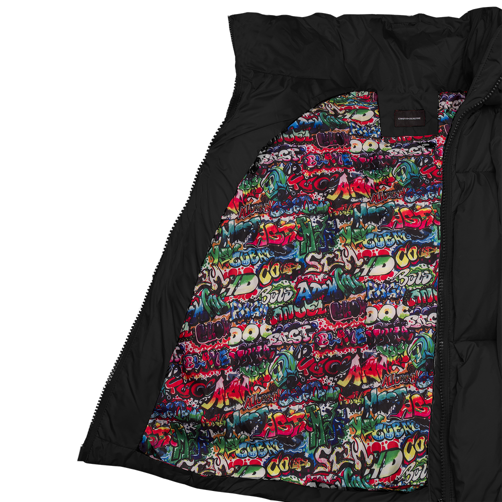 Glacier Puffer – Black Weave-Outwear-CRISTIANZEROTRE