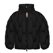 Glacier Puffer – Black Weave-Outwear-CRISTIANZEROTRE