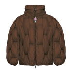 Glacier Puffer – Bronze Weave-Outwear-CRISTIANZEROTRE
