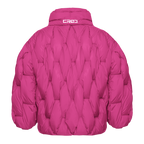 Glacier Puffer – Fuchsia Weave-Outwear-CRISTIANZEROTRE