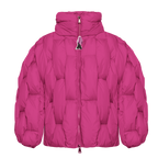 Glacier Puffer – Fuchsia Weave-Outwear-CRISTIANZEROTRE