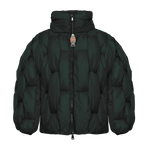 Glacier Puffer – Green Weave-Outwear-CRISTIANZEROTRE