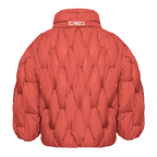 Glacier Puffer – Orange Weave-Outwear-CRISTIANZEROTRE