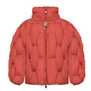 Glacier Puffer – Orange Weave-Outwear-CRISTIANZEROTRE