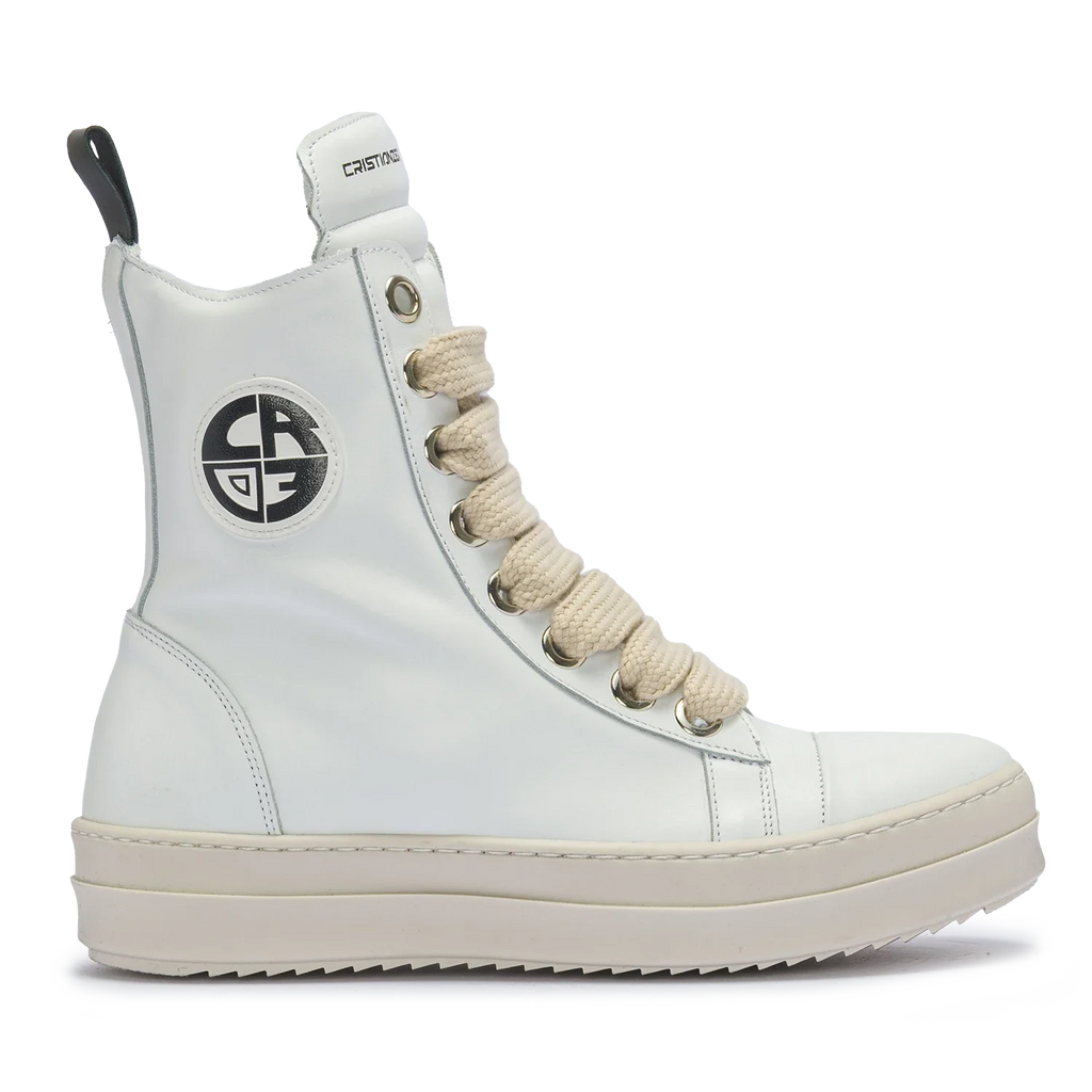MIRAGE – Leather with Cream Laces