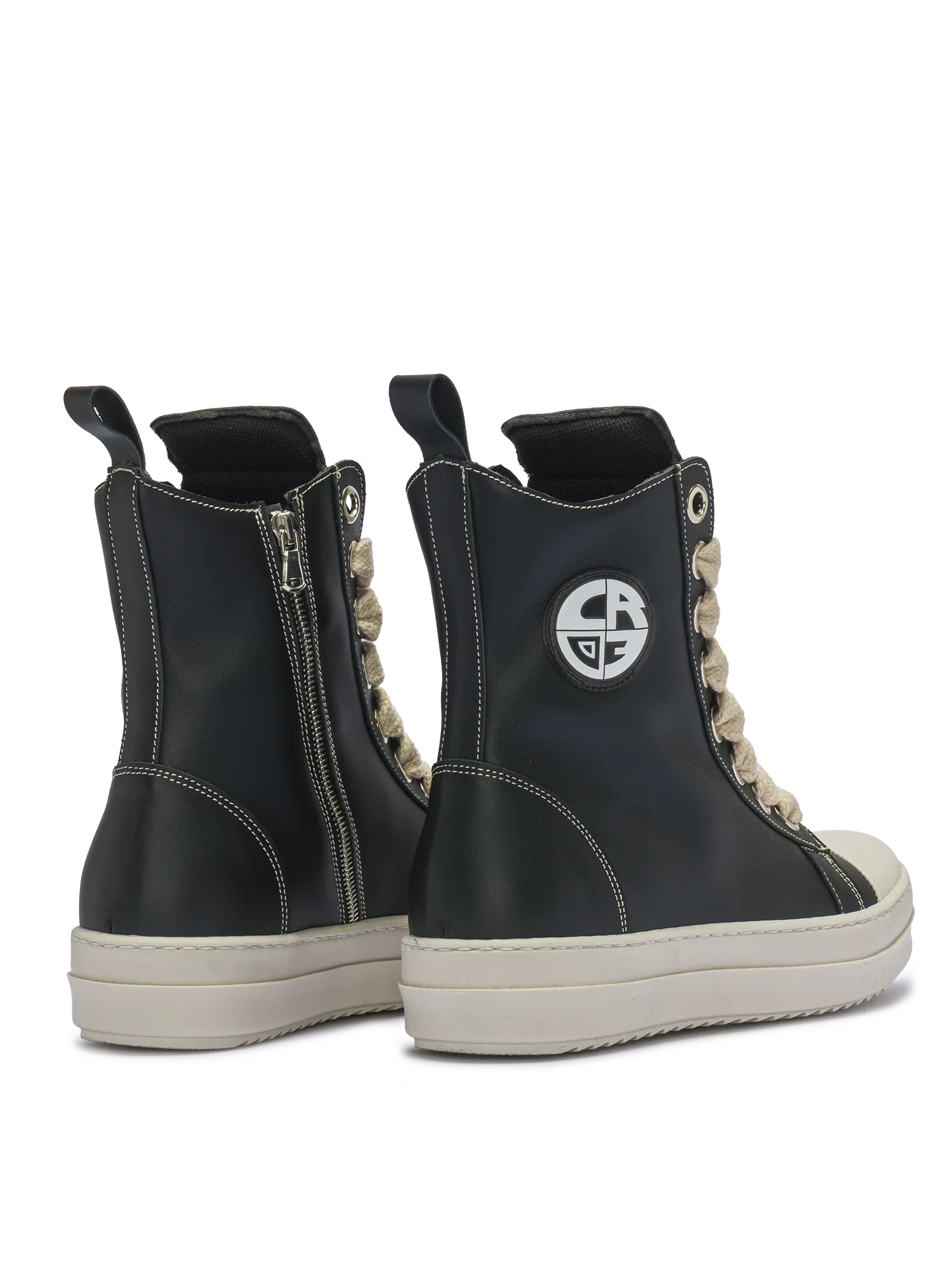 MIRAGE – Leather with Cream Laces