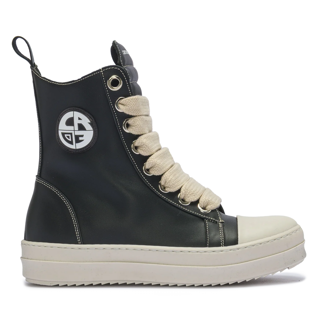 MIRAGE – Leather with Cream Laces