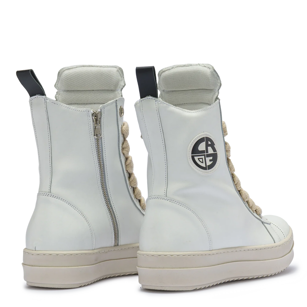 MIRAGE – Leather with Cream Laces