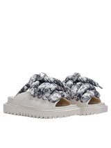 Sandal - Cream Leather - LT Marble