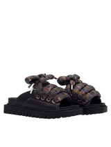 Sandal - Black Leather - LT Multicolor