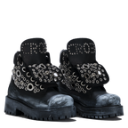 STARBOOT CUSTOM – Total Black Silver Eyelets Edition