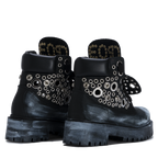 STARBOOT CUSTOM – Total Black Silver Eyelets Edition