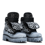 STARBOOT CUSTOM – White Eyelets Painted Edition