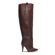 STORM – Bordeaux High-Heel Over-The-Knee Boots