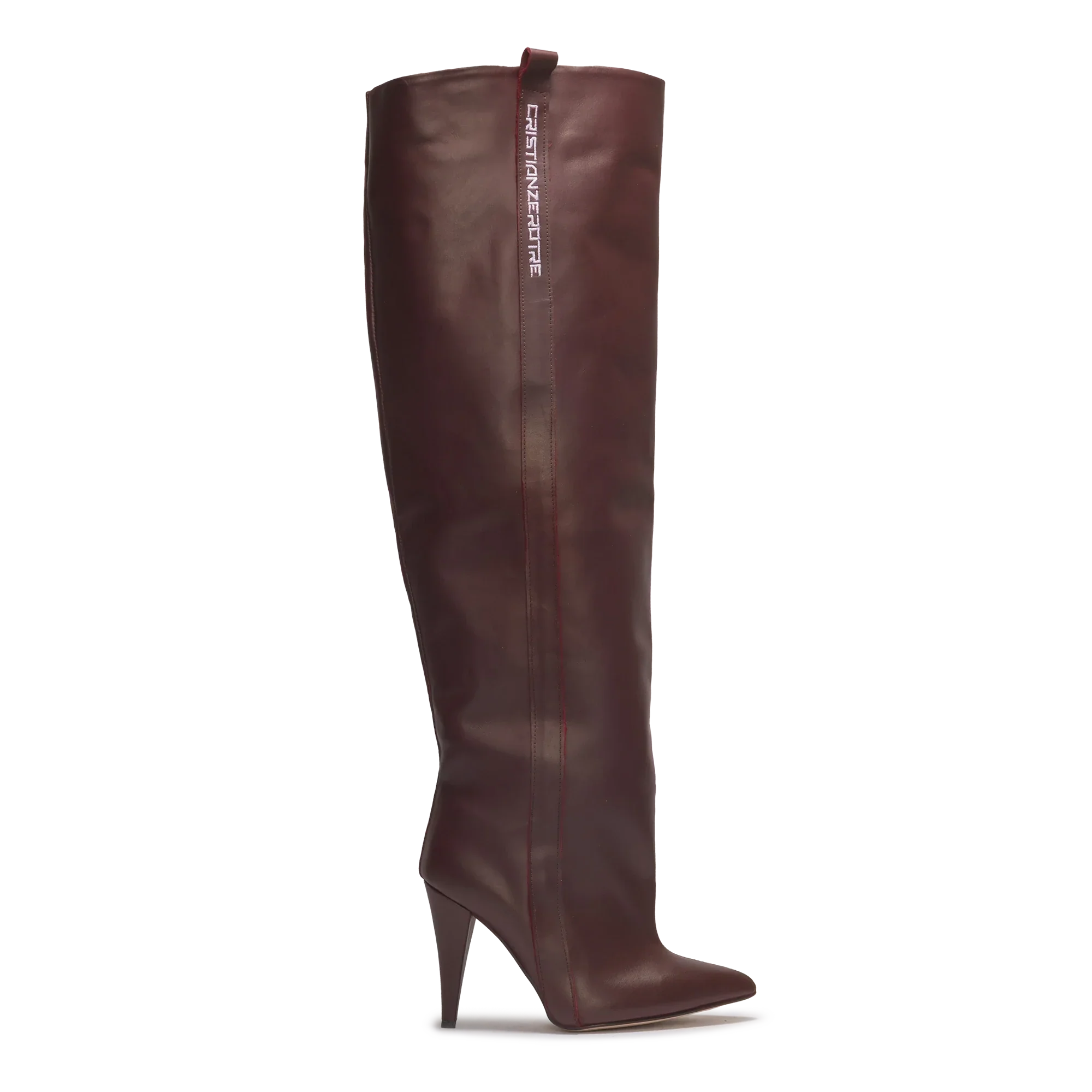 STORM – Bordeaux High-Heel Over-The-Knee Boots