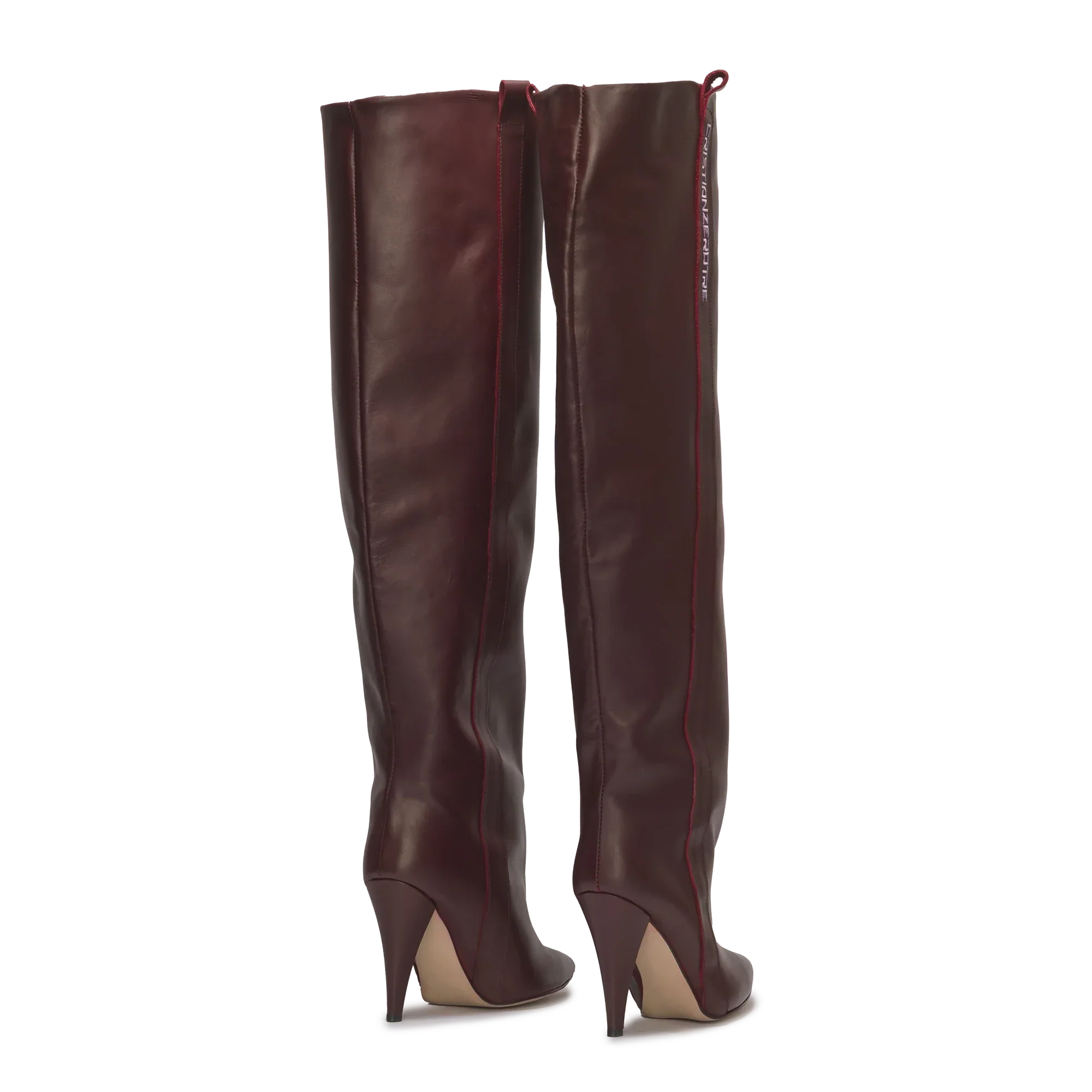 STORM – Bordeaux High-Heel Over-The-Knee Boots